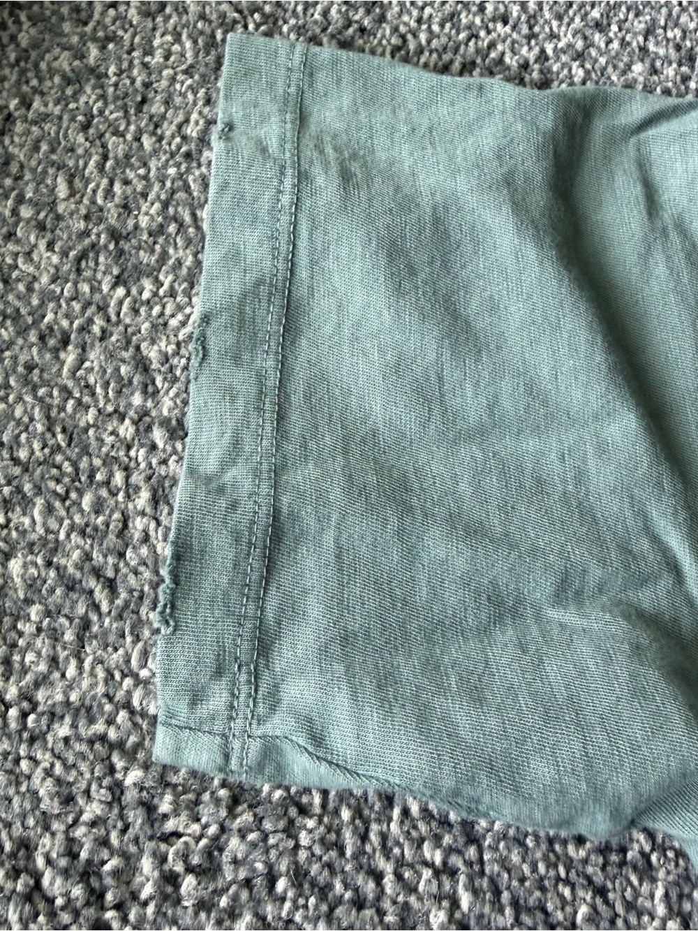 aerie Oversized Green V-Neck Tee - Picture 3 of 5